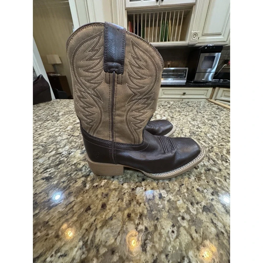 Ariat Kids Brumby Western Boots Size 13 Cowboy Cowgirl